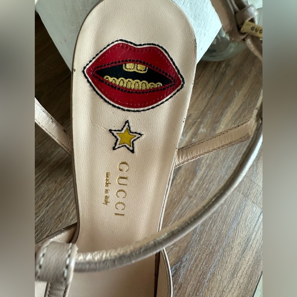 Gucci leather platform pumps - size 8 1/2 - Picture 9 of 11